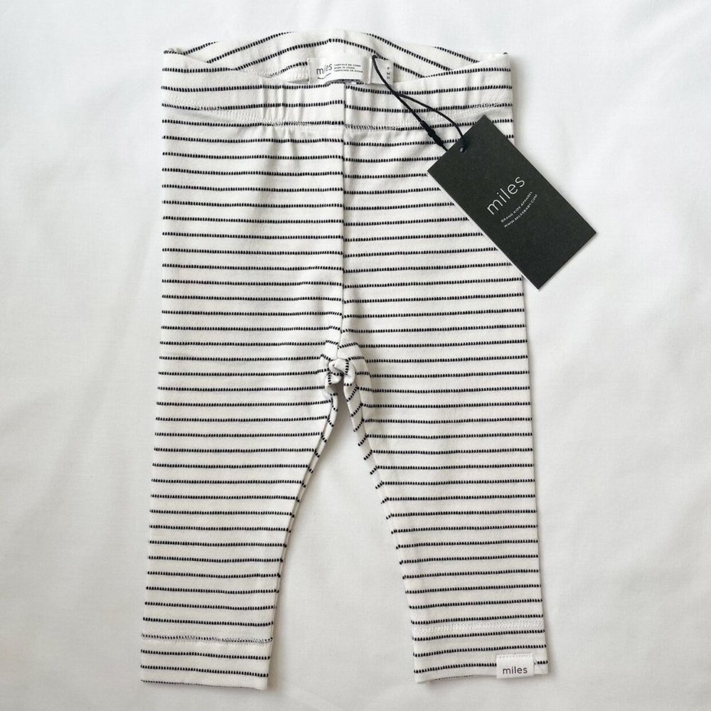 NWT Miles Striped Baby Pants Size 6 Months